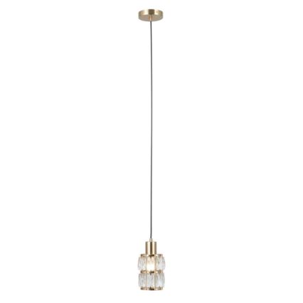 ITALUX - Pendelleuchte mit Kabel ALMA 1xE27/40W/230V goldfarben