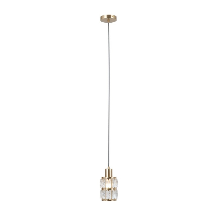 ITALUX - Pendelleuchte mit Kabel ALMA 1xE27/40W/230V goldfarben