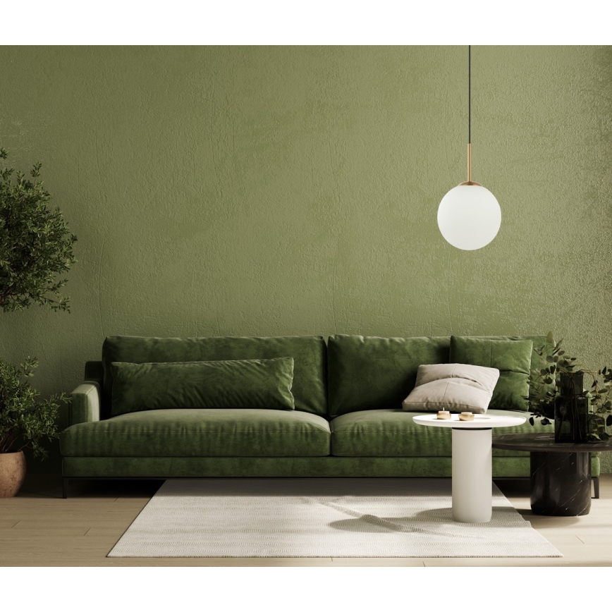 ITALUX - Deckenleuchte an Kabel DEORE 1xE27/40W/230V Ø 25 cm Bronze