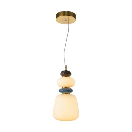 ITALUX - LED-Pendelleuchte an Stahlseil EVANS LED/12W/230V 3000K gold/weiß