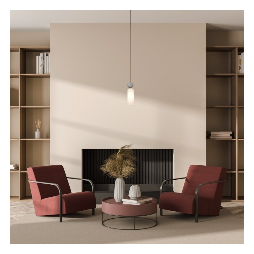 ITALUX - Pendelleuchte an Kabel SANTOS 1xG9/40W/230V schwarz