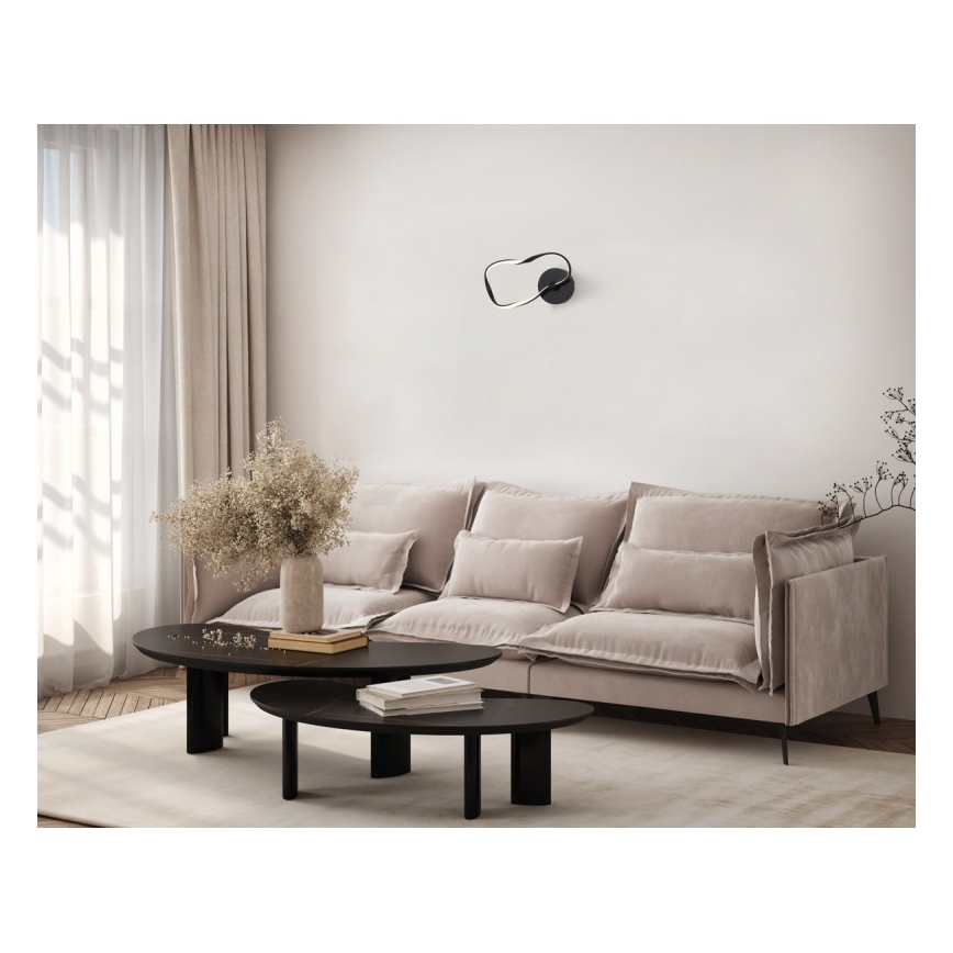 ITALUX - LED-Wandleuchte AMAYA LED/20W/230V schwarz