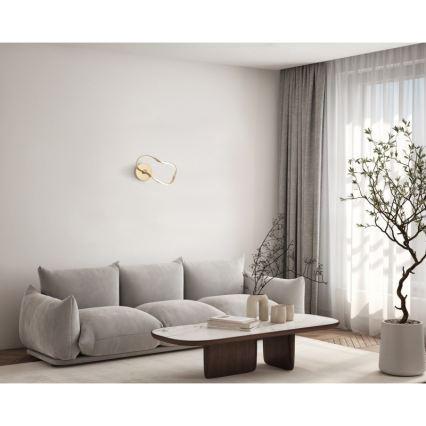 ITALUX - LED-Wandleuchte AMAYA LED/20W/230V goldfarben