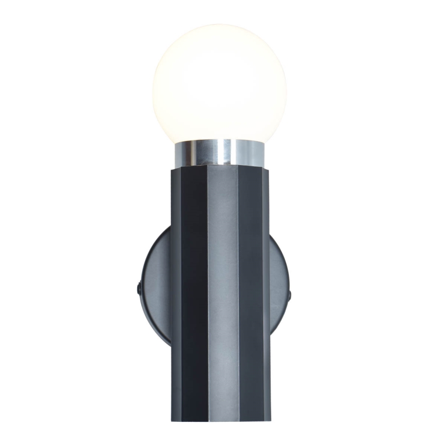 ITALUX - Wandleuchte MACERA 1xE27/40W/230V schwarz