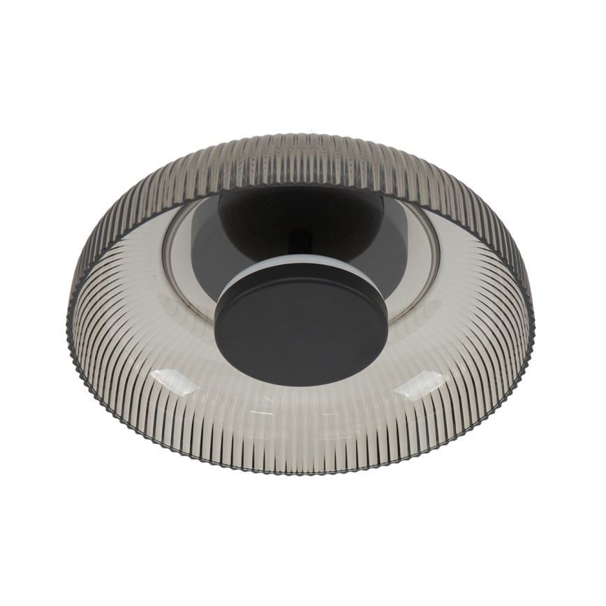 ITALUX - LED-Deckenleuchte PASSO LED/8W/230V 3000K Ø 25 cm rauchschwarz