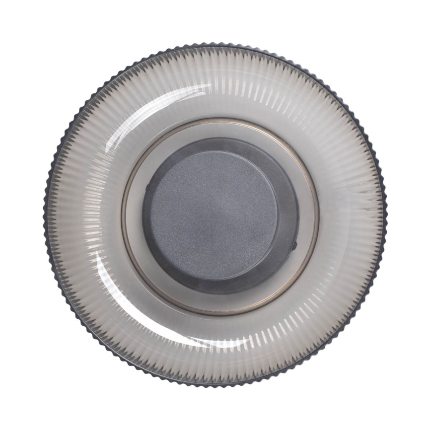 ITALUX - LED-Deckenleuchte PASSO LED/8W/230V 3000K Ø 25 cm rauchschwarz