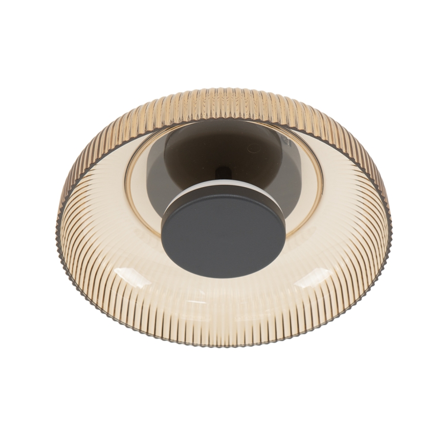 ITALUX - LED-Deckenleuchte PASSO LED/8W/230V 3000K Ø 25 cm rauchbeige
