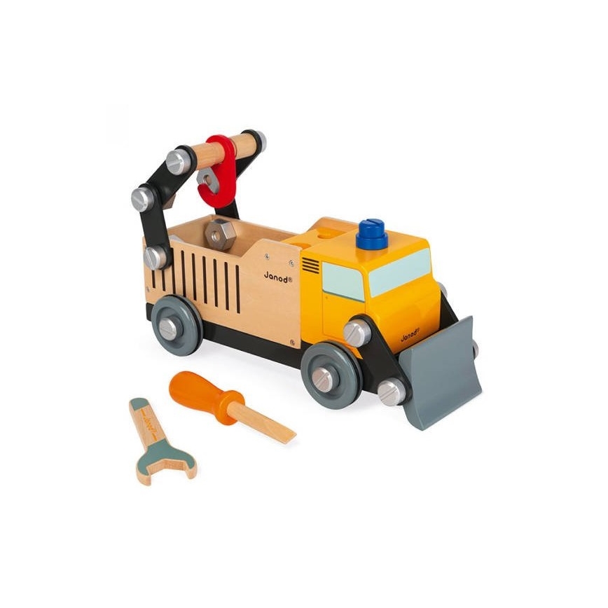 Janod - Baukasten aus Holz BRICOKIDS Lastwagen