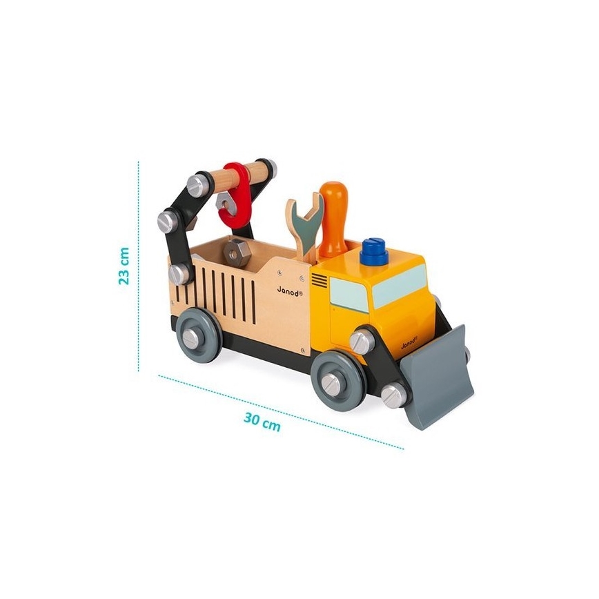 Janod - Baukasten aus Holz BRICOKIDS Lastwagen