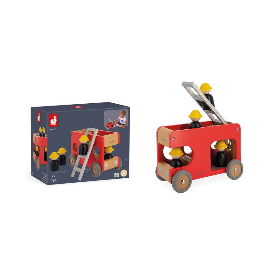 Janod - Feuerwehrauto aus Holz BOLID