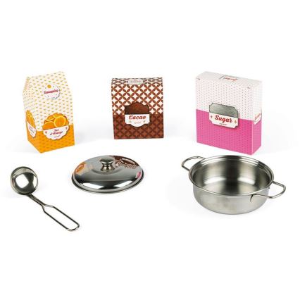 Janod - Holz-Küche mit LED-Kochfeld CANDY CHIC