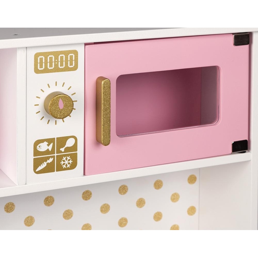 Janod - Holzküche mit LED-Kochfläche CANDY CHIC