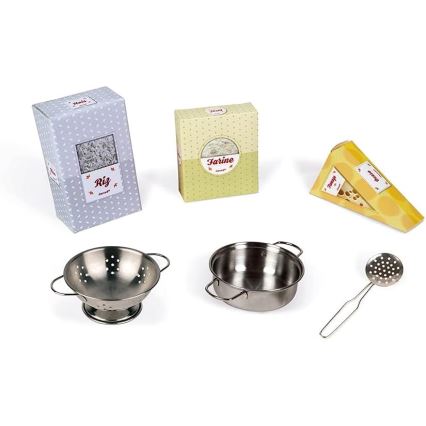 Janod - Holzküche mit LED-Kochfläche MOZAIC 2xLR6