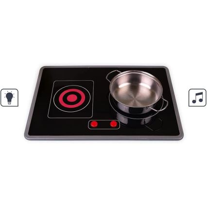 Janod - Holzküche mit LED-Kochfläche MOZAIC 2xLR6