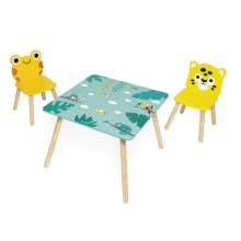 Janod - Holztisch mit Stühlen TROPIK