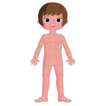 Janod - Kinder-Lernpuzzle 225 Stück menschlicher Körper