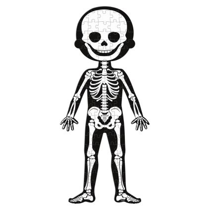 Janod - Kinderpädagogisches Puzzle 225 Teile menschlicher Körper