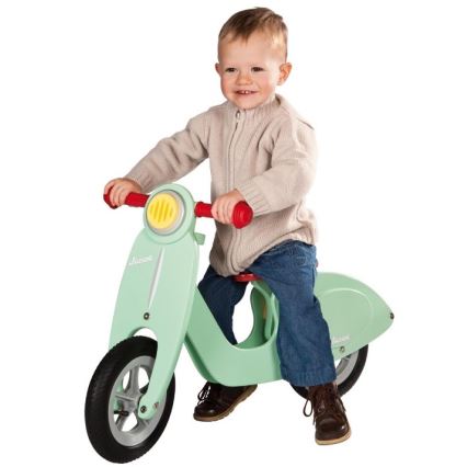 Janod - Kinder-Schiebefahrrad VESPA grün