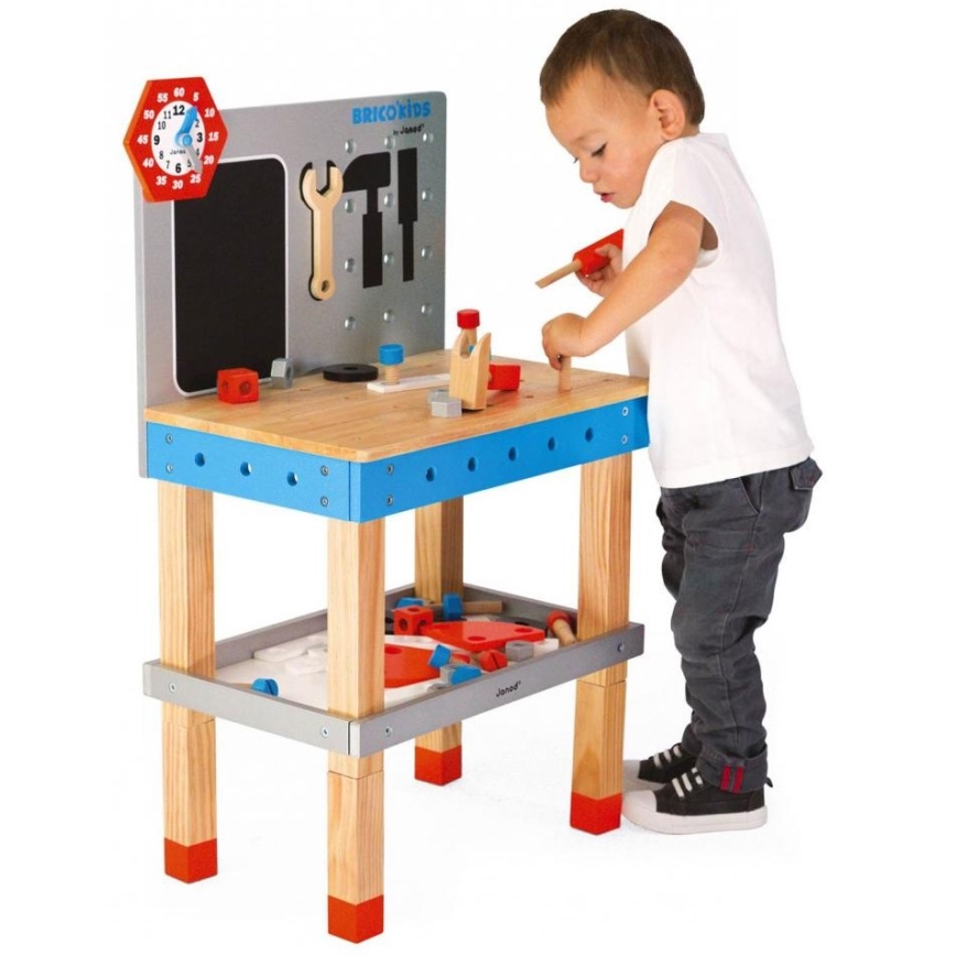 Janod - Kinderwerkstatt mit Werkzeug BRICOKIDS