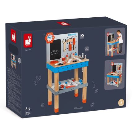 Janod - Kinderwerkstatt mit Werkzeug BRICOKIDS