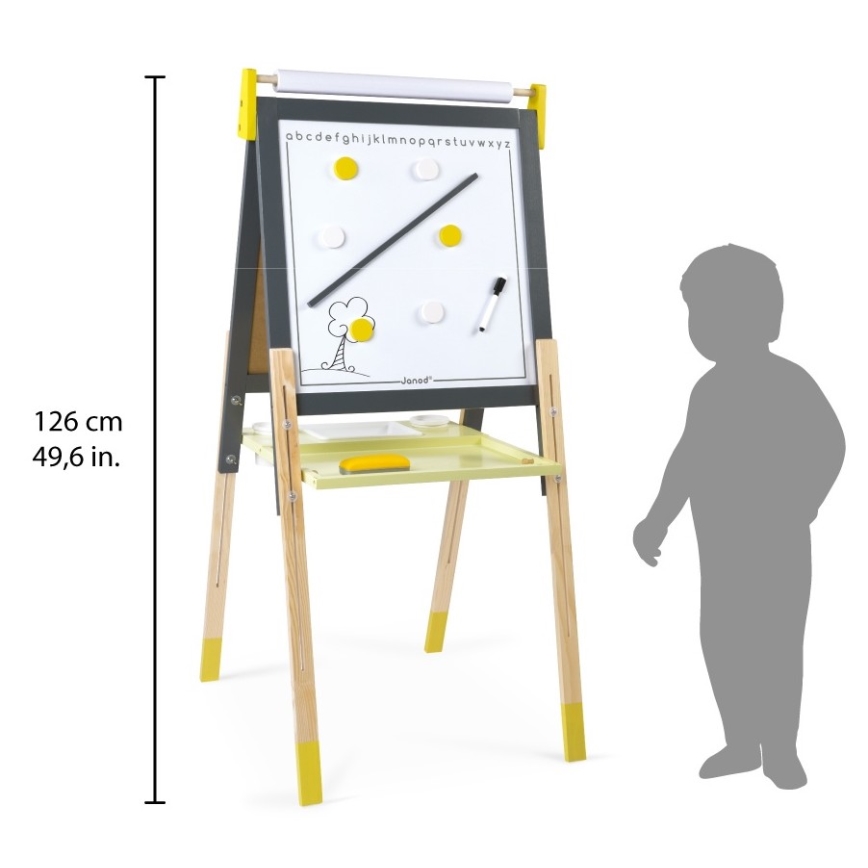 Janod - Magnetische Tafel Grau