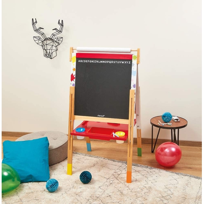 Janod - Magnetische Tafel Rot