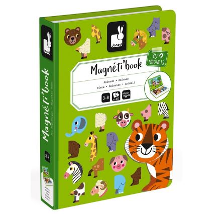 Janod - Magnetisches interaktives Set MAGNETIBOOK Tiere