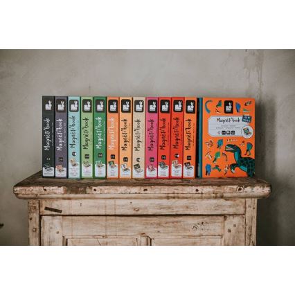 Janod - Magnetisches interaktives Set MAGNETIBOOK Verkehrsmittel