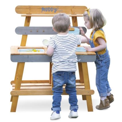 Janod - Outdoor-Spielküche aus Holz MUDDY LAB