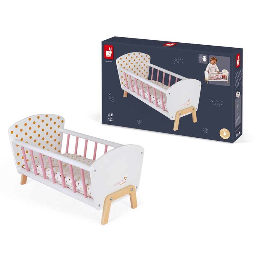 Janod - Puppenbett CANDY CHIC