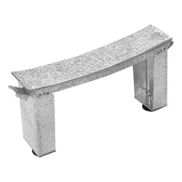 JIKA H2940120000001 - Badewannenfüße ALMA/TANZA/RIGA, Edelstahl