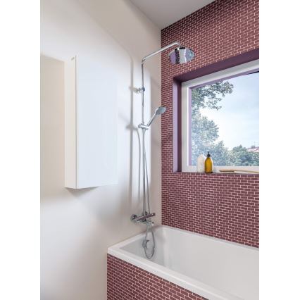 JIKA H3337170045711 - Duschset mit Thermostatarmatur MIO glänzender Chrom