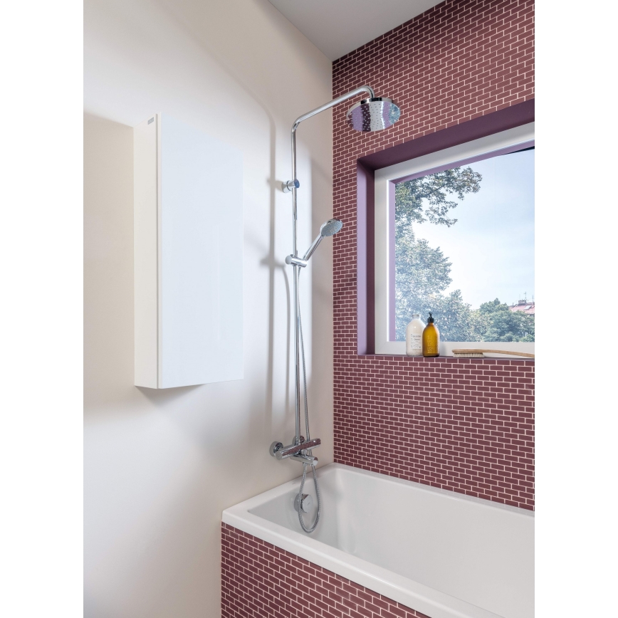 JIKA H3337170045711 - Duschset mit Thermostatarmatur MIO glänzender Chrom