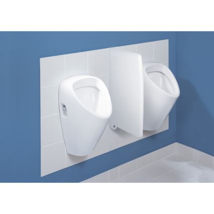 JIKA H8430600000001 - Urinal GOLEM mit seitlichem Zulauf, Rückstaukeramik/weiß