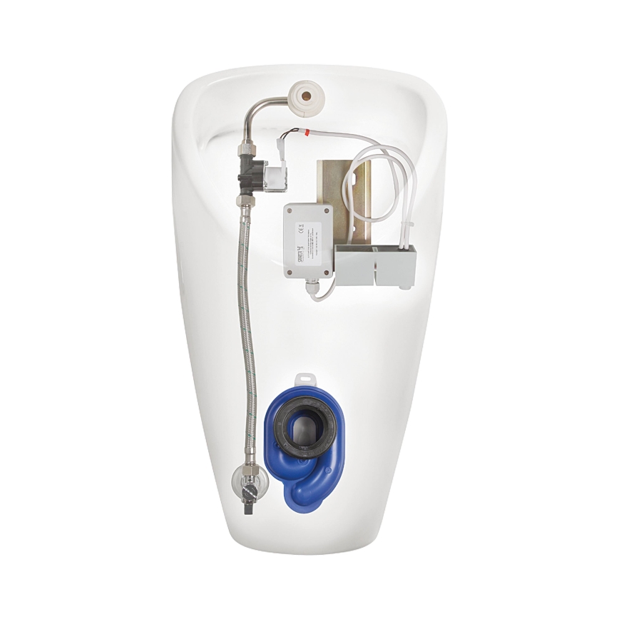 JIKA H8430700004901 - Urinal mit Sensor GOLEM 230V, Innenanschluss, Hinterer Ablauf, Keramik/Weiß