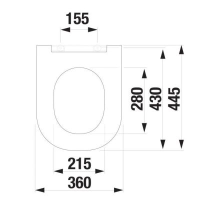 JIKA H8917167160631 - WC-Sitz SoftClose MIO Duroplast/matt Schwarz