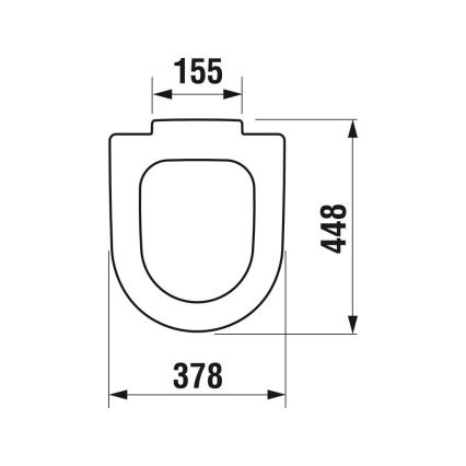 JIKA H8932823000631 - WC-Sitz DEEP Duroplast/weiß
