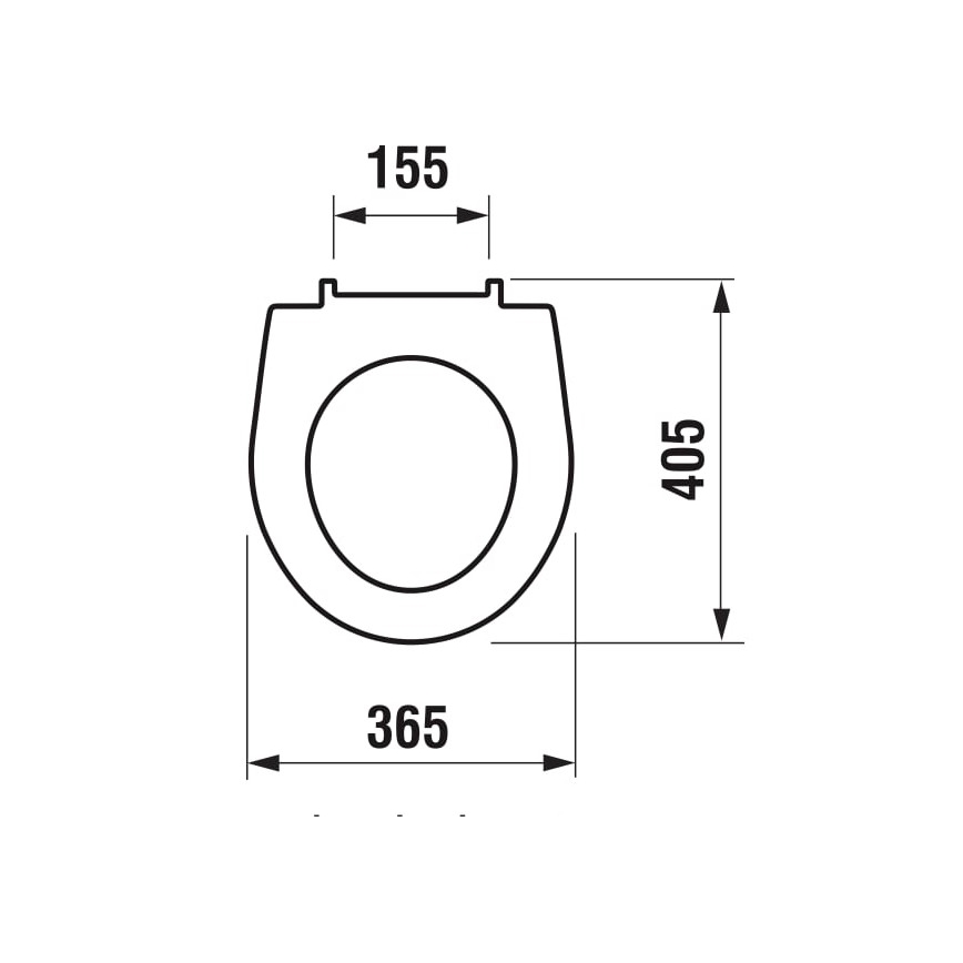 JIKA H8933803000631 - WC-Sitz LYRA Duroplast/weiß