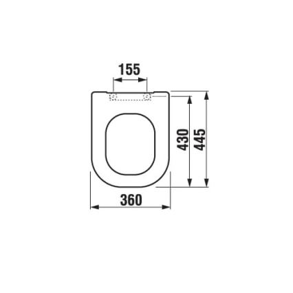 JIKA H8936113000631 - WC-Sitz SoftClose DEEP Duroplast/weiß