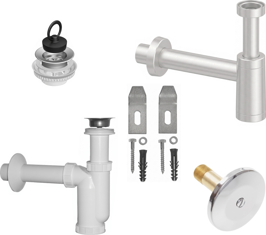 JIKA - Montageset für Urinal DOMINO