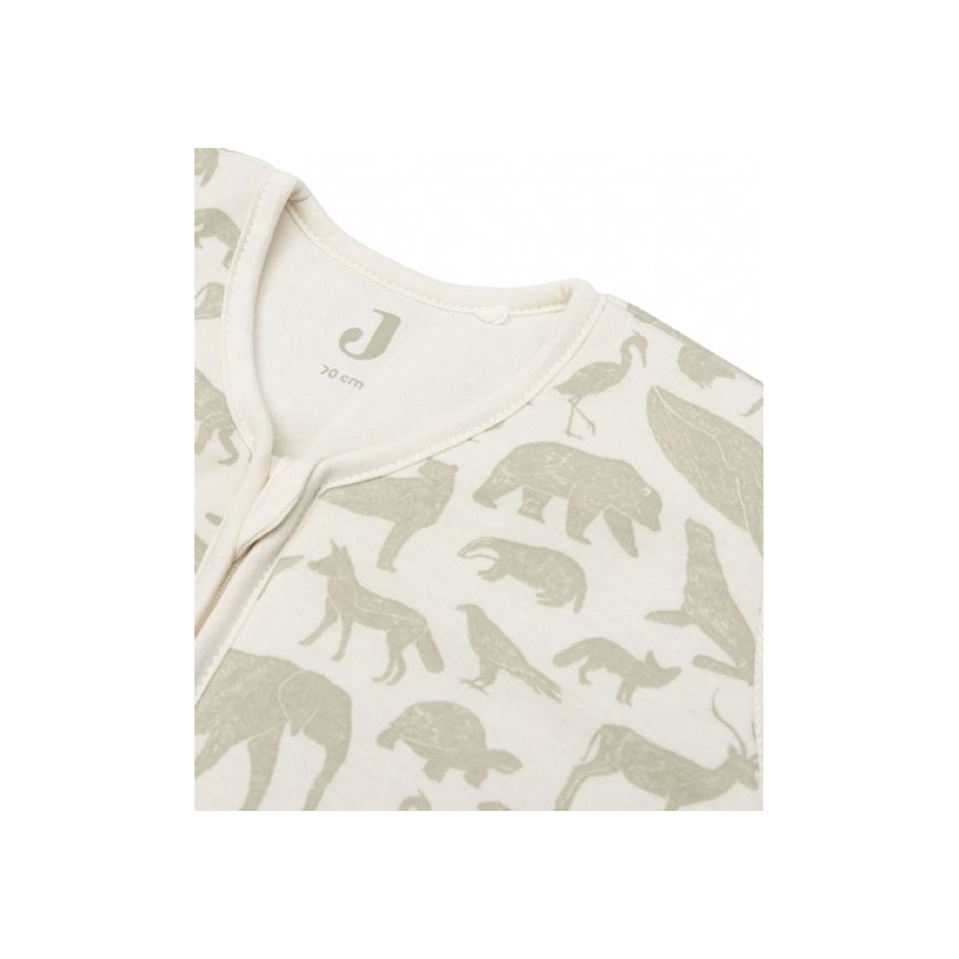 Jollein - Schlafsack 2-in-1 3-9 Monate 3 TOG Tiere Olivgrün