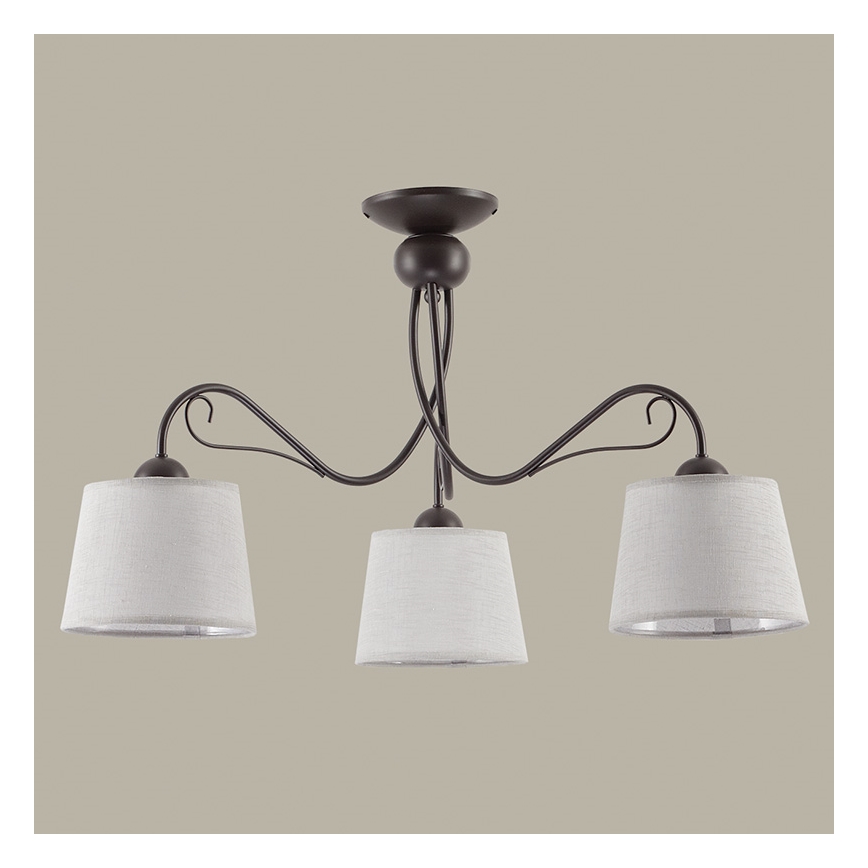 Jupiter 1365 - KM 3 PV - Deckenleuchte KAMELIA 3xE27/60W/230V