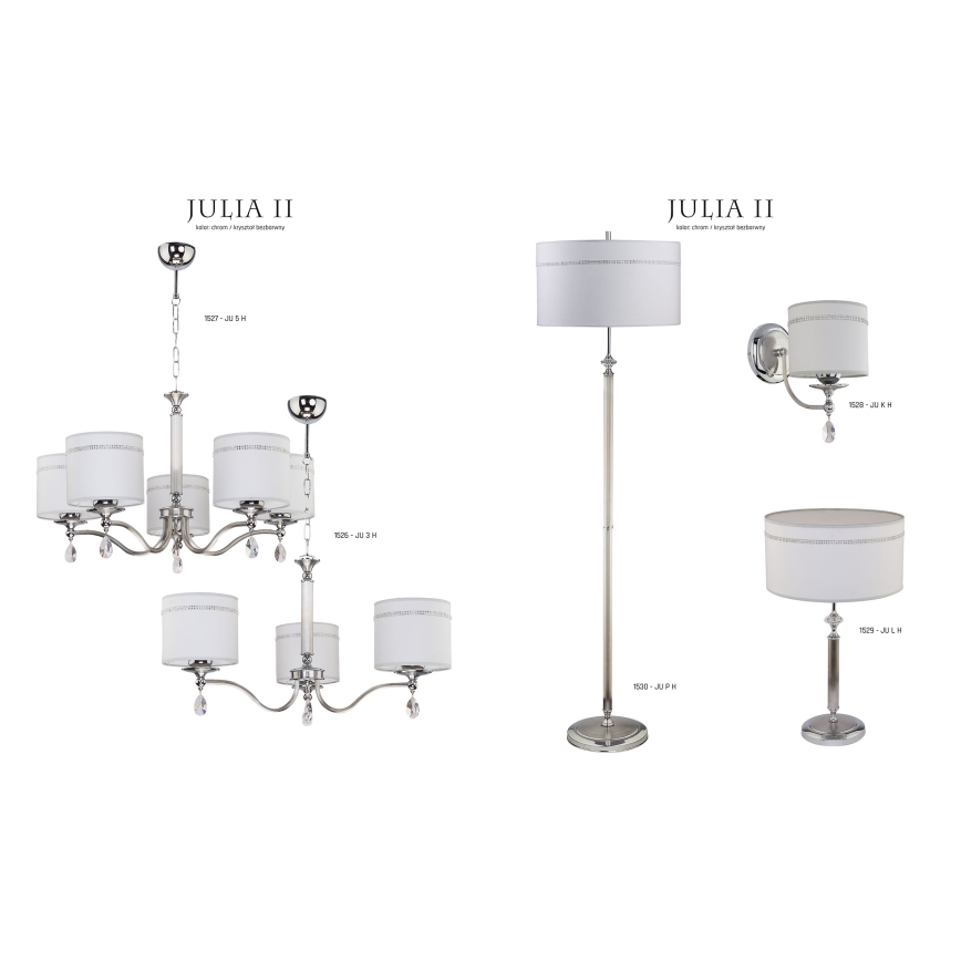 Jupiter 1530 - JU P H - Stehlampe JULIA II E27/60W
