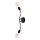 Jupiter 1672 - Wandbeleuchtung LUCE 2xE27/60W/230V schwarz