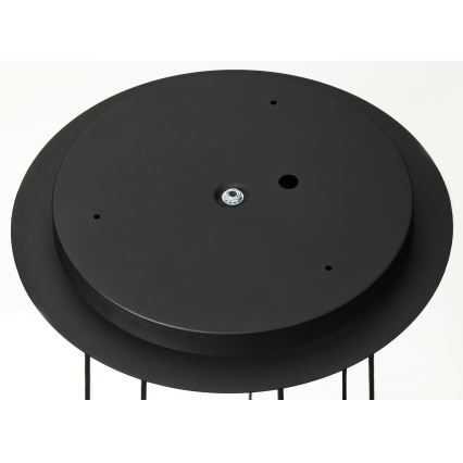 Jupiter 2015 - Hängeleuchte an Schnur ALAS 7xGU10/10W/230V schwarz/golden