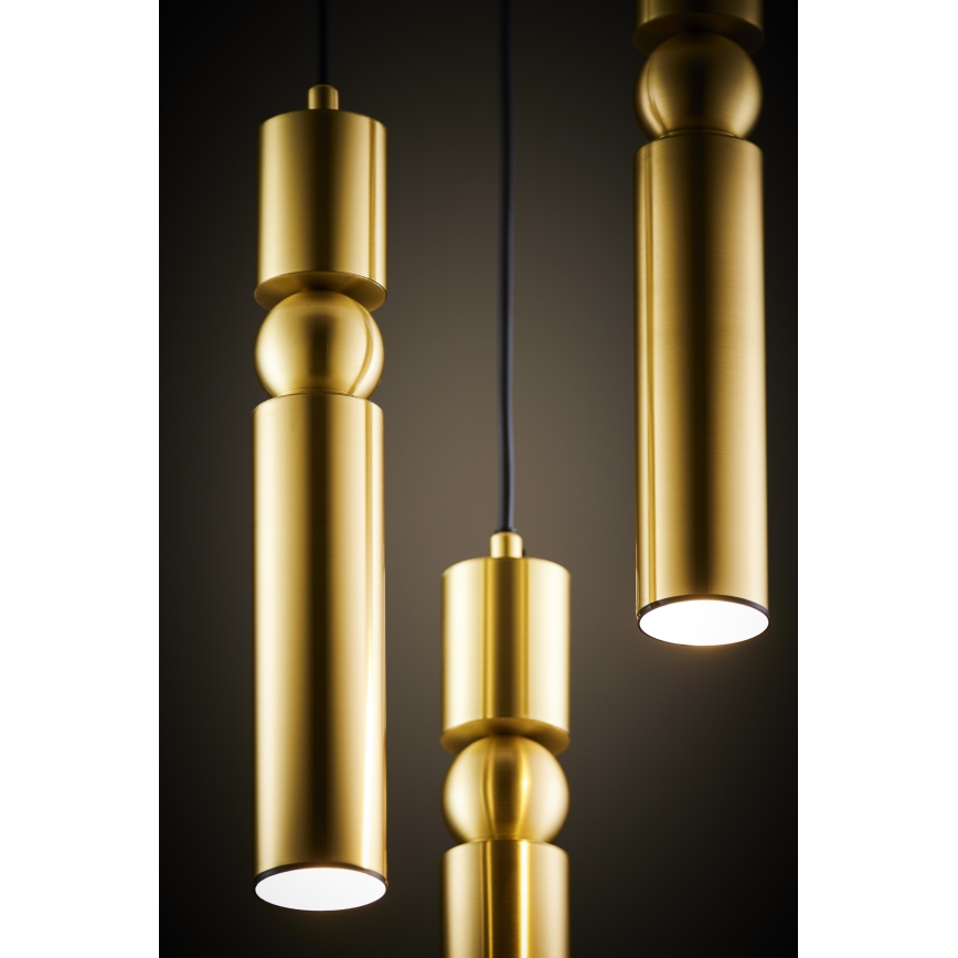 Jupiter 2019 - Hängeleuchte an Schnur ALAS 3xGU10/10W/230V golden
