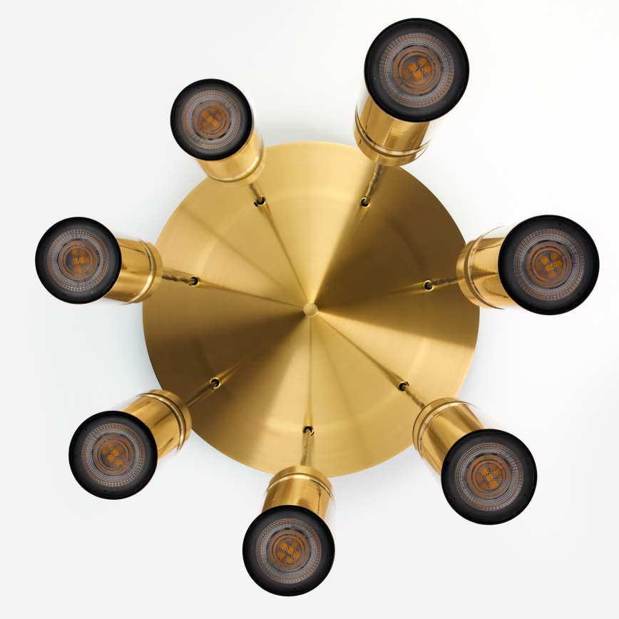 Jupiter 2021 - Hängeleuchte an Schnur ALAS 7xGU10/10W/230V golden