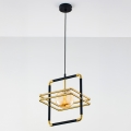 Jupiter 2025 - Hängeleuchte an Schnur FIORI 1xG9/10W/230V schwarz/golden/beige
