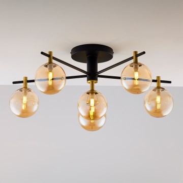 Jupiter 2033 - Aufbauleuchte FIGARO 6xG9/10W/230V schwarz/golden/beige