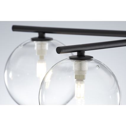 Jupiter 2046 - Aufbauleuchte PRATO 5xG9/10W/230V schwarz/klar